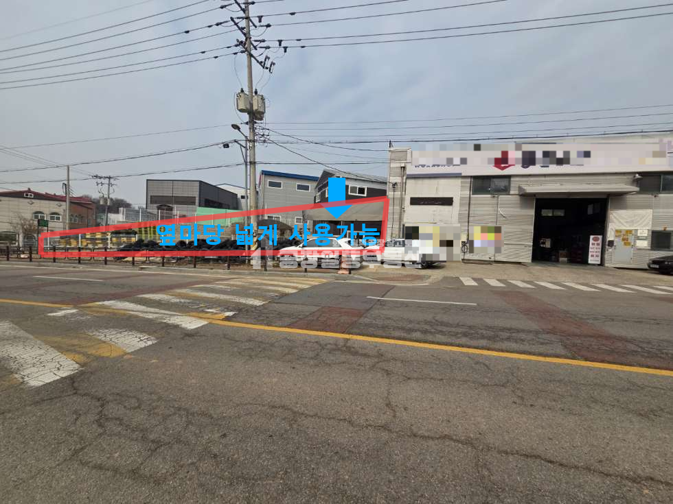 경기 화성만세구 팔탄면 덕천리 2동 2차선 도로변, 현재 자동차 수리점, 야적공간 있음 월세 매물번호 10175 사진 1